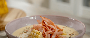 Corn Chowder con York