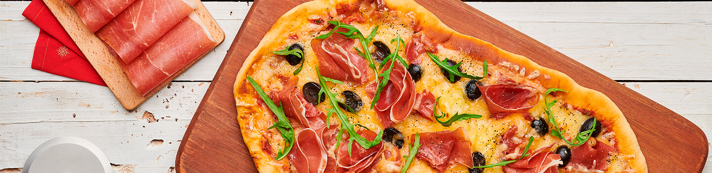 Pizza de Jamón Serrano