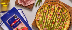 Quiche de Jamón con Espárragos