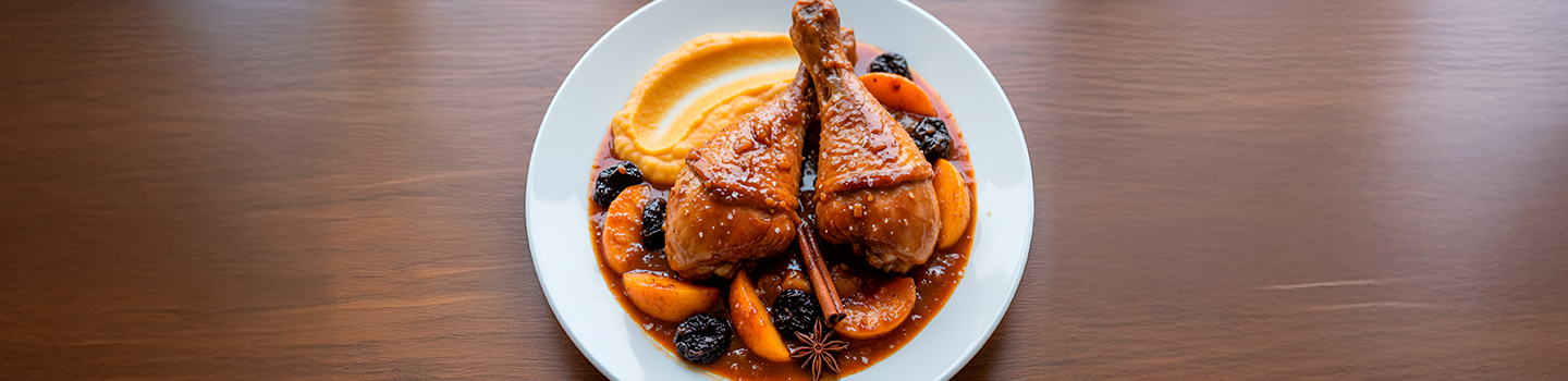 Piernitas de Pavo en Adobo Frutal
