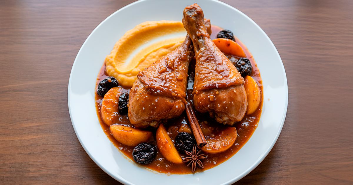 Piernitas de Pavo en Adobo Frutal